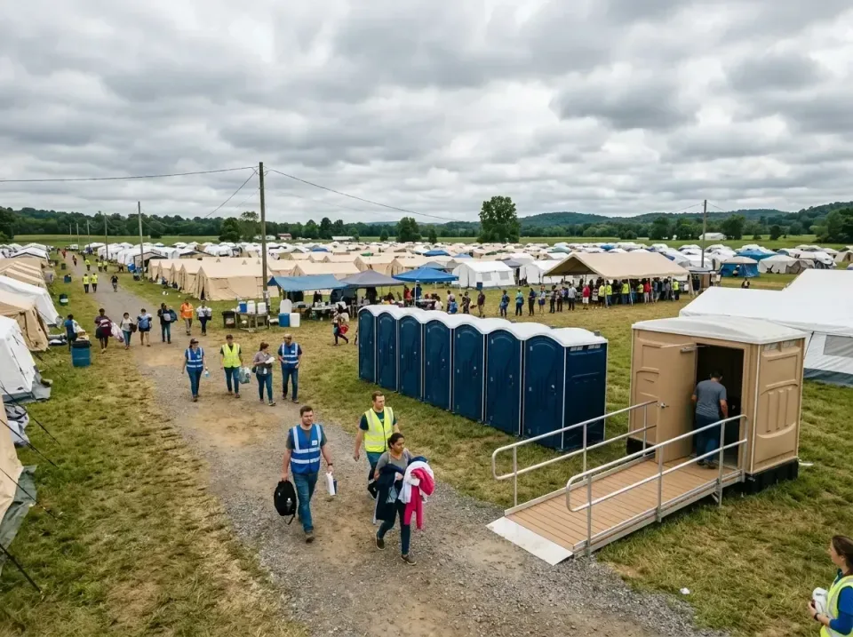 disaster-relief-camp-restrooms-010 — frequently asked questions, Dumpster & Portable Bathrooms Rental in Rivanna, VA